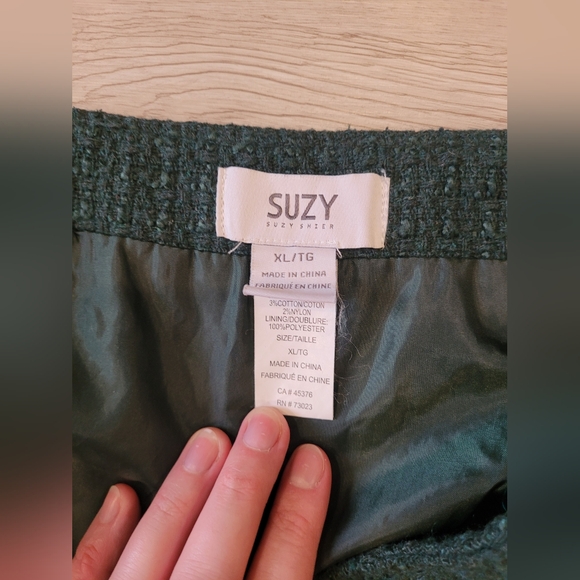 Suzy Shier Tweed Skirt - Picture 3 of 3